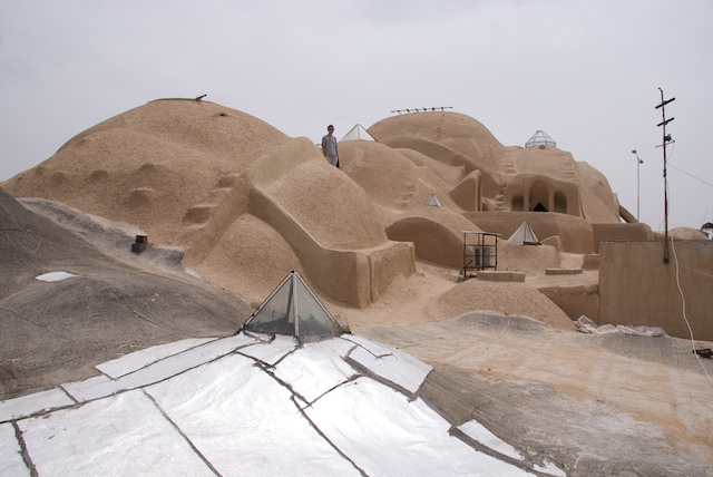 Auf dem Dach des Basars in Kashan