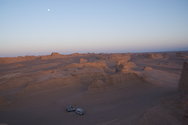Nachtlager in der Dasht-e Lut Nachtlager in der Dasht-e Lut